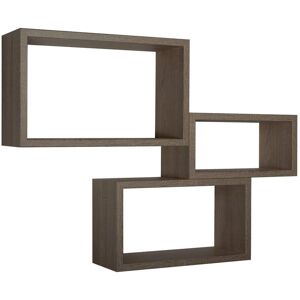 Set di mensole da parete AHD Amazing Home Design - Noce Set di mensole da parete AHD Amazing Home Design - Noce