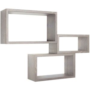 Mensole da Muro SANITEC - Set di 3 Rettangolari - Design Italiano Moderno Mensole da Muro SANITEC - Set di 3 Rettangolari - Design Italiano Moderno