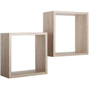 MODULARREDO Q-Bis Estantes de Pared - Acabado en Madera MODULARREDO Q-Bis Estantes de Pared - Acabado en Madera