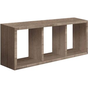 AHD AMAZING HOME DESIGN Estantería de pared Tristano - Moderna 3 Compartimentos AHD AMAZING HOME DESIGN Estantería de pared Tristano - Moderna 3 Compartimentos