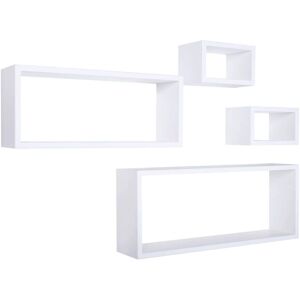 MODULARREDO Mensole da Muro Merlino - Set di 4 - Design Italiano MODULARREDO Mensole da Muro Merlino - Set di 4 - Design Italiano