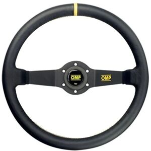 OMP Race Stuurwiel - 35cm Leer - Universeel OMP Race Stuurwiel - 35cm Leer - Universeel