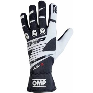 OMP KS-3 Vit/Svart Handskar - Handskar OMP KS-3 Vit/Svart Handskar - Handskar