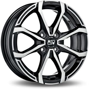 Rueda MSW X4 5x15 ET38 4x100 Negro Pulido Completo Rueda MSW X4 5x15 ET38 4x100 Negro Pulido Completo