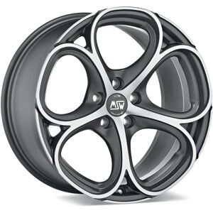 Rueda de aleación MSW 82 - 9x20 5x110 Gun Metal Mate Rueda de aleación MSW 82 - 9x20 5x110 Gun Metal Mate