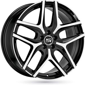 Rueda de Aleación MSW 40 - 7.5x19 - 5x108 - Negro brillante Pulido completo - Roda ligera Rueda de Aleación MSW 40 - 7.5x19 - 5x108 - Negro brillante Pulido completo - Roda ligera