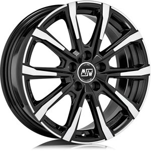 Rueda de aleación MSW 40 - 8x18 - Negro Pulido Rueda de aleación MSW 40 - 8x18 - Negro Pulido