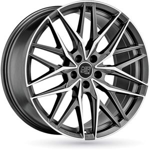 MSW 8.5X20 Rueda de Aleación - 5X114.30 Patrón de Pernos - Metal Pulido Mate - Rueda MSW 8.5X20 Rueda de Aleación - 5X114.30 Patrón de Pernos - Metal Pulido Mate - Rueda