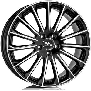 Jante MSW 74 8X19 5X120 Noir Brillant Poli - Publicité Jante MSW 74 8X19 5X120 Noir Brillant Poli - Publicité