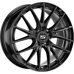 Rueda de aleación MSW 48 - 8x18 Negro Brillante - Para Volkswagen Rueda de aleación MSW 48 - 8x18 Negro Brillante - Para Volkswagen