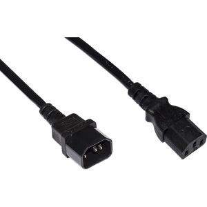 Link Accessori LKIEC18 Cavo di alimentazione - C14 a C13 - 1,8 m - Nero Link Accessori LKIEC18 Cavo di alimentazione - C14 a C13 - 1,8 m - Nero