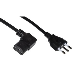 LINK Napájecí kabel - 1,8m Černý IEC C13 italská zástrčka LINK Napájecí kabel - 1,8m Černý IEC C13 italská zástrčka
