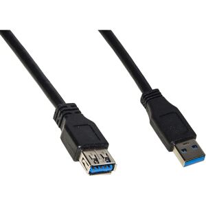 Link Accessori USB Verlengkabel - 1,8m, Zwart, USB 3.2 Gen 1 Link Accessori USB Verlengkabel - 1,8m, Zwart, USB 3.2 Gen 1