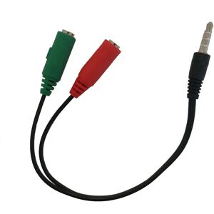 Câble audio Diviseur Link Accessories LKADAT147 - 3,5 mm, Masculin à 2 x 3,5 mm Femelle, Noir, Rouge Câble audio Diviseur Link Accessories LKADAT147 - 3,5 mm, Masculin à 2 x 3,5 mm Femelle, Noir, Rouge