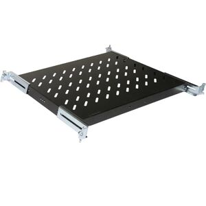 LINK Stalen plank voor 19" rack - Verstelbaar, Zwart LINK Stalen plank voor 19" rack - Verstelbaar, Zwart