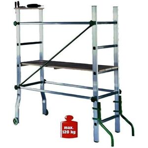 Échafaudage en aluminium Facal Tano - Compact, 2,90m, 100kg Max - Italie - Publicité Échafaudage en aluminium Facal Tano - Compact, 2,90m, 100kg Max - Italie - Publicité