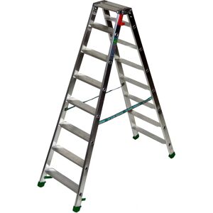 Escalera doble Facal de aluminio - 7 peldaños, altura 1,76m Escalera doble Facal de aluminio - 7 peldaños, altura 1,76m