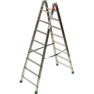 FACAL Modell S600 - Beidseitige Aluminiumleiter 2,15m - Leiter FACAL Modell S600 - Beidseitige Aluminiumleiter 2,15m - Leiter