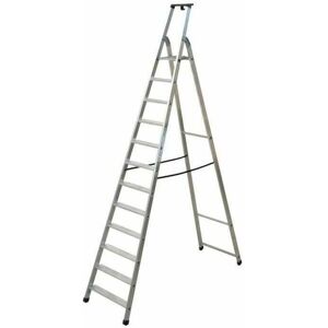 FACAL Aluminiumleiter mit 12 Stufen - Sicher & Robust FACAL Aluminiumleiter mit 12 Stufen - Sicher & Robust
