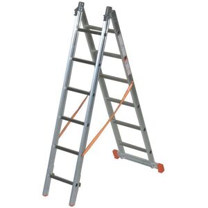 Facal GENIA S300 Aluminium Teleskopleiter - 2x6 Sprossen Facal GENIA S300 Aluminium Teleskopleiter - 2x6 Sprossen