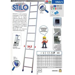 FACAL Aluminiumleiter 10 Stufen - Industriegebrauch FACAL Aluminiumleiter 10 Stufen - Industriegebrauch