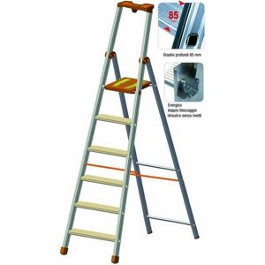 Escalera FACAL Aluminio 4 Peldaños - Uso Profesional y Hogareño Escalera FACAL Aluminio 4 Peldaños - Uso Profesional y Hogareño
