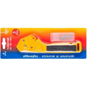 Artiglio - 4319B - Jaune - Lame détachable - couteau utilitaire - Publicité Artiglio - 4319B - Jaune - Lame détachable - couteau utilitaire - Publicité