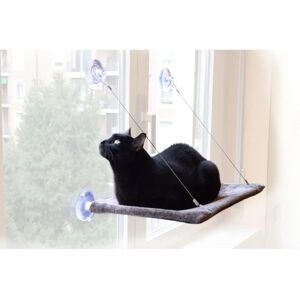 United Pets Grey Cat Window Perch - Cat Window Perch United Pets Grey Cat Window Perch - Cat Window Perch