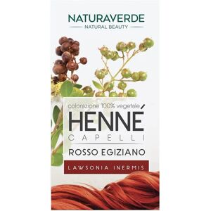 Naturaverde Henna 100% Plantaardige Kleur Egyptian Red - Haarverf Naturaverde Henna 100% Plantaardige Kleur Egyptian Red - Haarverf