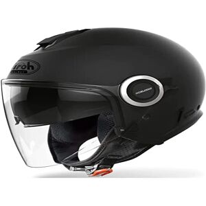 Airoh Helios Black Jet Helmet - Impact-Resistant, Lightweight Airoh Helios Black Jet Helmet - Impact-Resistant, Lightweight