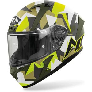 Airoh Valor Army Helmet - Unisex Grey Yellow / Verde / Blanco / Amarillo / Negro Mat / kaki/jaune fluo/blanc mat - Helmet Airoh Valor Army Helmet - Unisex Grey Yellow / Verde / Blanco / Amarillo / Negro Mat / kaki/jaune fluo/blanc mat - Helmet