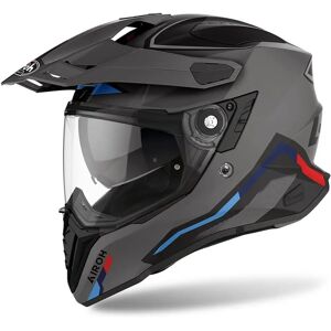 Airoh Commander Factor Helmet - Unisex, Black/Grey, Size S Airoh Commander Factor Helmet - Unisex, Black/Grey, Size S