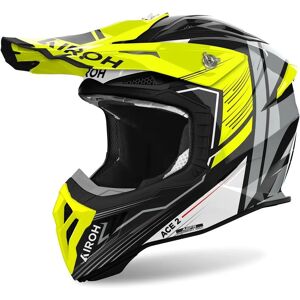 Casco da motocross Airoh Aviator Ace 2 Engine Giallo L - Casco Casco da motocross Airoh Aviator Ace 2 Engine Giallo L - Casco