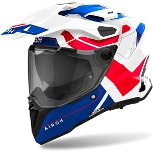 Casco Airoh Commander 2 Reveal - Azul / Rojo - Ligero, Seguridad Casco Airoh Commander 2 Reveal - Azul / Rojo - Ligero, Seguridad