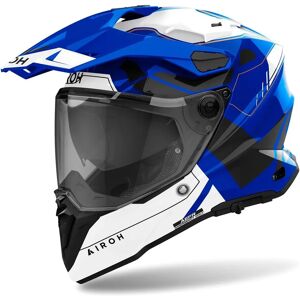 Casco Airoh Commander 2 Reveal Blu S - Casco Casco Airoh Commander 2 Reveal Blu S - Casco