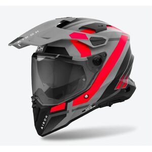 Casco Airoh Commander 2 Reveal Rojo Fluo - Casco Casco Airoh Commander 2 Reveal Rojo Fluo - Casco