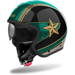 Casco modulare moto Airoh J110 Verde Menta - Casco Casco modulare moto Airoh J110 Verde Menta - Casco