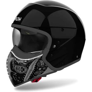 Airoh J110 Paesly Black Modular Helmet - Motorcycle Helmet Airoh J110 Paesly Black Modular Helmet - Motorcycle Helmet