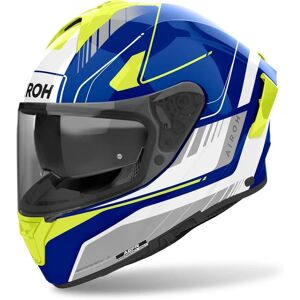 Casco moto Airoh Spark 2 Blu-Giallo - Sicurezza & Stile Casco moto Airoh Spark 2 Blu-Giallo - Sicurezza & Stile