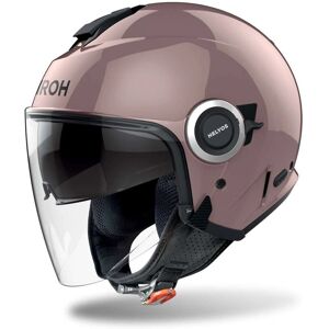 Casco de Motocicleta Airoh HELYOS Rosa Metálica - Abierto Jet Casco de Motocicleta Airoh HELYOS Rosa Metálica - Abierto Jet