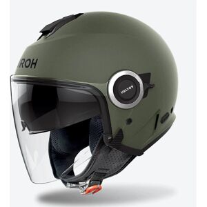 Casco Jet Verde Militare Airoh Helyos - Jet Helmet Casco Jet Verde Militare Airoh Helyos - Jet Helmet