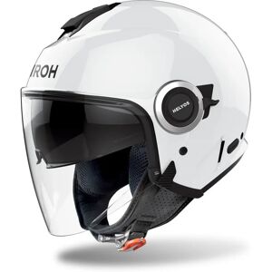 Airoh HELYOS Casque Moto Blanc Léger - Ouvert - Publicité Airoh HELYOS Casque Moto Blanc Léger - Ouvert - Publicité
