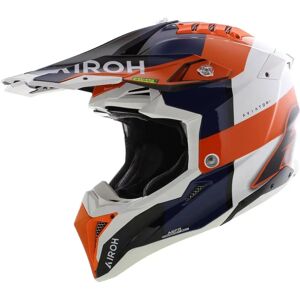 Airoh Aviator 3 Monarch Oranje Helm - Motorcross Helm Airoh Aviator 3 Monarch Oranje Helm - Motorcross Helm