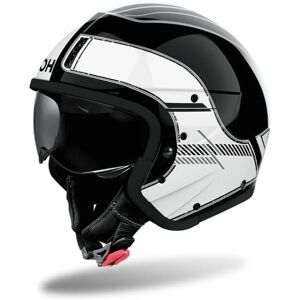 Casque Airoh J110 RASTER Blanc Brillant - Casque moto - Publicité Casque Airoh J110 RASTER Blanc Brillant - Casque moto - Publicité