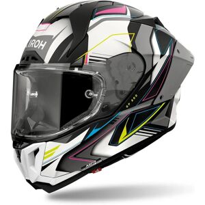 Airoh Gp 800 Must Helm Weiß Grau Schwarz Airoh Gp 800 Must Helm Weiß Grau Schwarz