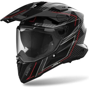 Airoh Commander 2 Carbon Helm - Extra Breites Visier, Sicherheitssysteme Airoh Commander 2 Carbon Helm - Extra Breites Visier, Sicherheitssysteme