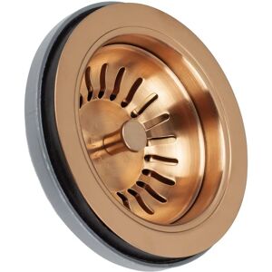 Lira S.p.a Copper Brushed Sink Drain - Universal Kitchen Accessory Lira S.p.a Copper Brushed Sink Drain - Universal Kitchen Accessory