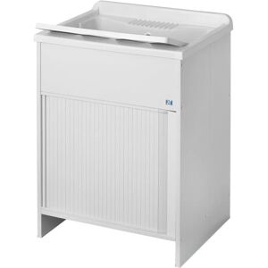 Negrari Resin Sink Unit - Weatherproof, with Storage & Adjustable Feet Negrari Resin Sink Unit - Weatherproof, with Storage & Adjustable Feet