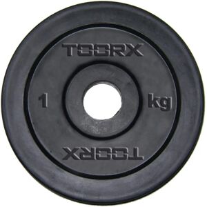 TOORX Stahl Gummiüberzogener 25mm 10kg Scheibe TOORX Stahl Gummiüberzogener 25mm 10kg Scheibe