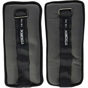 Poids de Cheville et Poignet Toorx - Fermeture à velcro réglable, 2 x 1,5kg, Noir/Gris - Publicité Poids de Cheville et Poignet Toorx - Fermeture à velcro réglable, 2 x 1,5kg, Noir/Gris - Publicité